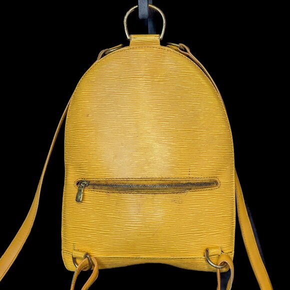 🔥BLOWOUT🔥 LOUIS VUITTON Epi Leather Yellow Mini Backpack - Picture 16 of 16